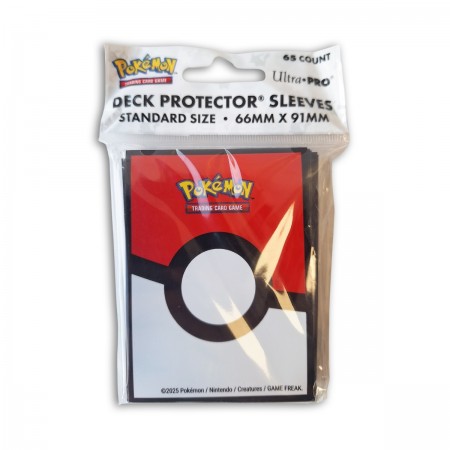 Poké Ball Standard apsauginės kortų įmautės (65 kortoms) Pokémon Ultra Pro